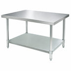 Thumbnail image #3 for Advance Tabco US-30-36 18-Gauge 400 Series Stainless Steel Undershelf for 36"W x 30"D Work Tables, NSF Listed