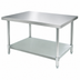 Thumbnail image #3 for Advance Tabco 18 Gauge Stainless Steel Undershelf for 36 x 30 Inch Work Tables