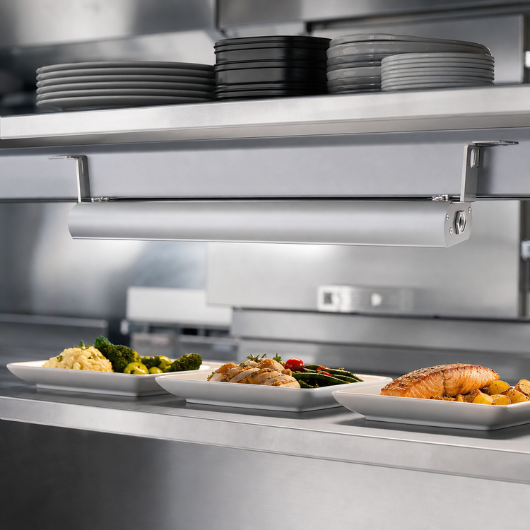 Product image #3 for Vollrath Low Profile 78-Inch Unlighted Strip Heat Lamp
