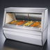 Thumbnail image #3 for Howard-McCray 95-Inch 6-Well Full-Service Hot Food Case, Stainless Steel