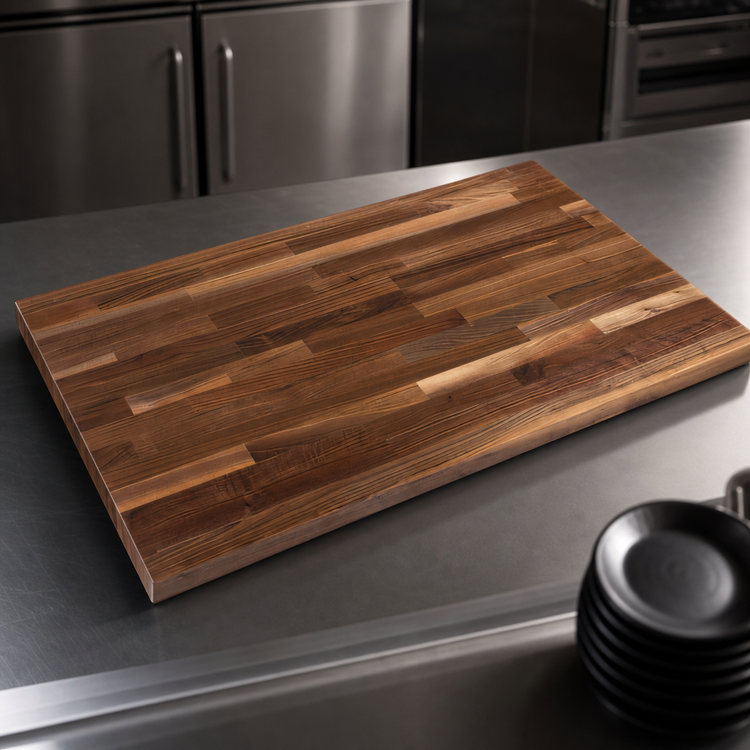 Product image #3 for Boos Block Blended Rails Edge Grain American Black Walnut Kitchen Countertop, 48 x 36 x 1-1/2 Inch, Oil Finish