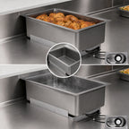 Thumbnail image #3 for Eagle Group BM1220FW-240 Built-In Electric Hot Well Food Warmer, Single 12 x 20 Pan, Wet/Dry, Infinite Controls, 240V