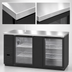 Thumbnail image #3 for Hoshizaki BB69-G Two-Section Back Bar Refrigerator with Glass Swing Doors, 69-1/2-Inch