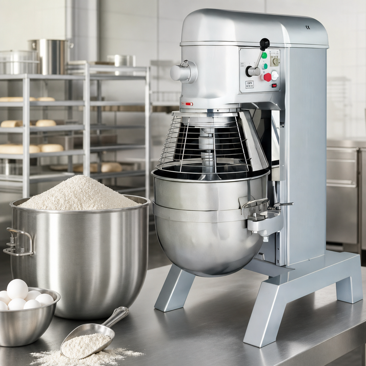 Product image #3 for BakeMax 80 Qt. Floor Model Planetary Mixer, 4-Speed, 220V/3-Phase