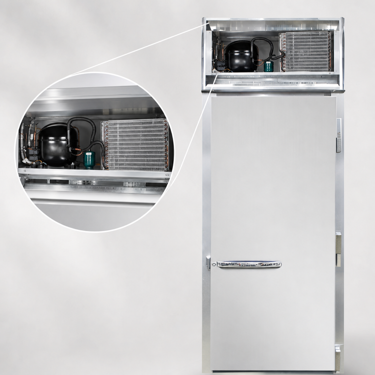 Product image #3 for Continental Refrigerator Designer Line D1FIN-E One-Section Extra-High Roll-In Freezer