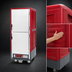 Thumbnail image #3 for Metro C5 3 Series Low Watt Full-Height Mobile Heated Holding & Proofing Cabinet with Dutch Insulated Aluminum Doors and Lip Load Slides