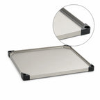 Thumbnail image #3 for Metro Super Erecta 2124FS Flat Solid Stainless Steel Shelf, 24"W x 21"D, Raised Edge