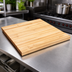 Thumbnail image #3 for Boos Block 24 x 25 Inch Kitchen Countertop, 1-1/2 Inch Thick, Blended Rails Edge Grain Northern Hard Rock Maple, Oil Finish