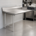 Thumbnail image #3 for Eagle Group Straight Clean Dishtable, 60 x 30 Inch, Right-to-Left Operation, 16/430 Stainless Steel Top