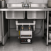 Thumbnail image #3 for Hatco 3CS-9-240-1-QS Quick Ship Electric Undersink Sanitizing Sink Heater, 9 kW, 240V, 1-Phase, for 21-Inch to 25-Inch Square Sink Areas