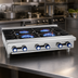 Thumbnail image #3 for Imperial 48-Inch Gas Countertop Hot Plate with 4 Open Burners