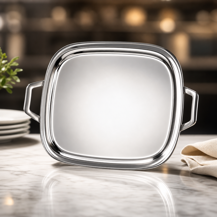 Mirror-Finished 18/8 Stainless Steel