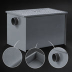 Thumbnail image #3 for Dormont Manufacturing Watts Grease Interceptors WD-20 20 GPM Grease Interceptor, 40 lb Capacity, Epoxy-Coated Steel, 3-Inch No-Hub Connections