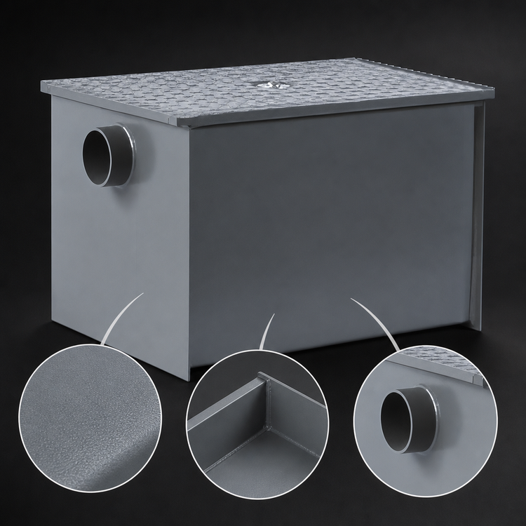 Product image #3 for Watts Grease Interceptors WD-20 WD Series 20 GPM Epoxy Coated Steel Grease Interceptor