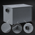 Thumbnail image #3 for Watts Grease Interceptors WD-20 WD Series 20 GPM Epoxy Coated Steel Grease Interceptor