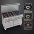 Thumbnail image #3 for Southbend Ultimate 48-Inch Commercial Gas Restaurant Range with 7 Burners and 2 Space Saver Ovens