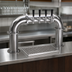 Thumbnail image #3 for Glastender 4-Faucet Pipe Pass-Thru Glycol-Cooled Draft Dispensing Tower, Countertop, Stainless Steel