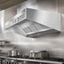 Thumbnail image #3 for SpecAir HESFA96-90 90-Inch Wall Type Short Front Compensating Make-Up Air Exhaust Hood