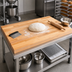 Thumbnail image #3 for John Boos Edge Grain Flat Top Wood Work Table Top for Bakers' Tables, 48 x 24 x 2-1/4 Inch, Northern Hard Rock Maple