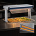 Thumbnail image #3 for Hatco Glo-Ray Designer Dual Infrared Strip Heater, Unlighted, 63-1/2-Inch Wide, 2100 Watts, 6-Inch Spacing, Aluminum, with 14-Inch Designer Stands