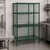 Thumbnail image #3 for Metro Super Erecta Stationary Wire Security Cage with Metroseal 3 Epoxy-Coated Green Finish and Microban Protection