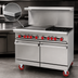 Thumbnail image #3 for American Range 48-Inch Gas Restaurant Range with 1-Inch Griddle and 2 Space Saver Ovens