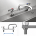 Thumbnail image #3 for BK Resources Evolution Deck Mount Manual Faucet with 16-Inch Swing Spout, 8-Inch Centers