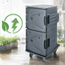 Thumbnail image #4 for Cambro Camtherm Tall Profile Hot Holding Cabinet with Celsius Thermometer, Granite Gray