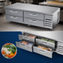Thumbnail image #3 for Beverage-Air 72-Inch Two-Section Worktop Cook Stand Freezer with 4 Drawers