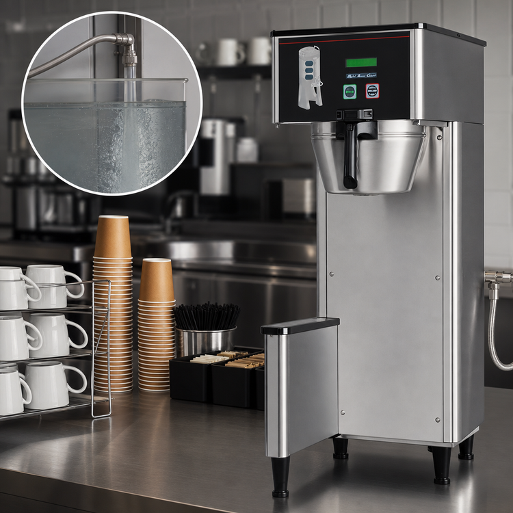 Product image #3 for BUNN BrewWISE ThermoFresh Single Automatic Fill Coffee Brewer, 16.3-18.9 Gal/hr, Stainless Steel