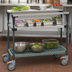 Thumbnail image #3 for PrepMate MultiStation 18 x 48 Prep Cart with Solid Stainless Steel and Super Erecta Pro Hybrid Shelves