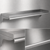 Thumbnail image #3 for Eagle Group 36 Inch Wide x 12 Inch Deep Wall-Mounted Stainless Steel Shelf, 16 Gauge Type 430