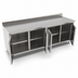 Thumbnail image #3 for John Boos Enclosed Cabinet Base Work Table with Hinged Doors, 108