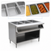 Thumbnail image #3 for Spec-Master SHT4CB-240 Sealed Well Electric Hot Food Table, 4-Pan, Open Cabinet Base