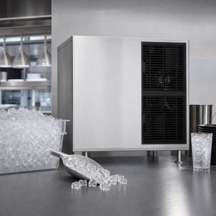 Product image #4 for Hoshizaki KM-830MAK2 Crescent Cube Ice Maker, Air-Cooled, Self-Contained, 30 Inch Wide, 855 lb/24 Hours