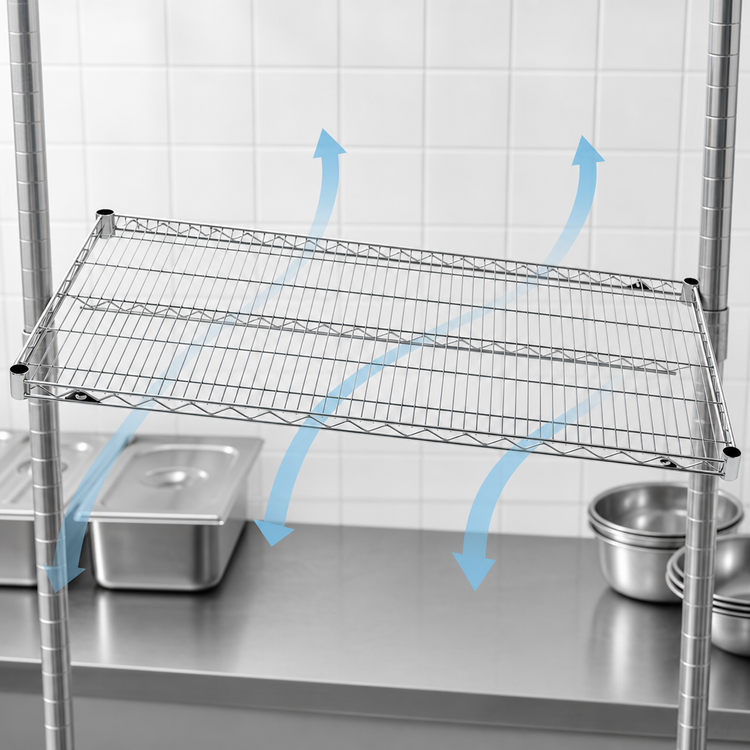 Product image #3 for Metro Super Erecta 36-Inch W x 14-Inch D Stainless Steel Wire Shelf