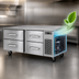 Thumbnail image #3 for Randell 48-Inch Self-Contained Refrigerated Chef Base with 2 Drawers, Left-Side Compressor
