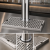 Thumbnail image #3 for Micro Matic 12 x 7-Inch Surface Mount Stainless Steel Drip Tray Trough with 5-Inch Draft Tower Cutout