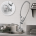 Thumbnail image #3 for UltraRinse 8-Inch Wall-Mount Pre-Rinse Mixing Faucet with 12-Inch Swing Nozzle