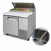 Thumbnail image #3 for Turbo Air Super Deluxe 44-Inch Single-Section Pizza Prep Table with Poly Cutting Board and 1 Solid Door