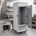 Thumbnail image #3 for Cambro Refrigerator Air Curtain Ultra One-Section Self-Contained Refrigerator with Right-Swing Sliding Door