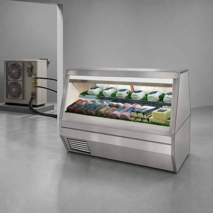 Product image #3 for Howard-McCray 50-Inch Remote Double Duty Deli Meat & Cheese Service Case with Stainless Steel Finish and LED Lighting