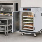 Thumbnail image #3 for Metro C5 C595-SFS-UPFS Controlled Humidity Heated Holding and Proofing Cabinet, 1/2 Height Pass-Thru, Solid Doors, 8 Full-Size Pan Capacity