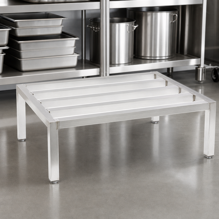 Product image #3 for New Age 6004 All-Welded Aluminum Dunnage Rack, 36 x 20 x 12 Inches, 2,000 lb. Capacity