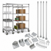 Thumbnail image #3 for Eagle Group Master Trak Overhead Track Stationary End/Intermediate Unit Kit with 86-Inch Posts