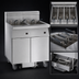 Thumbnail image #3 for Imperial Electric Floor Fryer with 4 Tanks, 50 lb. Each, Built-In Space Saver Filter System and Computer Controls