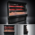 Thumbnail image #3 for Howard-McCray 35E Series Packaged Meats Open-Air Merchandiser, 39 Inch Wide x 60 Inch High, Low Profile, Self-Contained, Black, LED