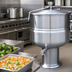 Thumbnail image #3 for Crown DP-30 30-Gallon Direct Steam Stationary Kettle with Pedestal Base