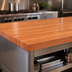 Thumbnail image #3 for Boos Block American Cherry Edge Grain Kitchen Countertop, 132 x 30 x 2-1/4 Inches, Varnique Finish