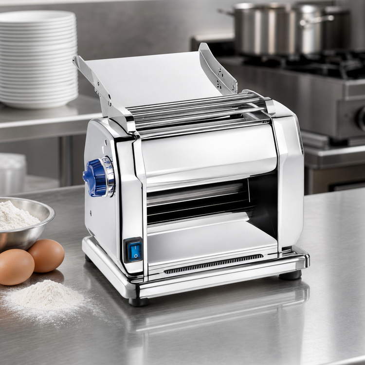 Product image #4 for Trento Electric Countertop Pasta Sheeter with 8.66-Inch Roller Length, Stainless Steel Body